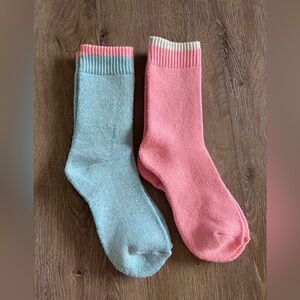 NWOT kids Pink and Blue Socks